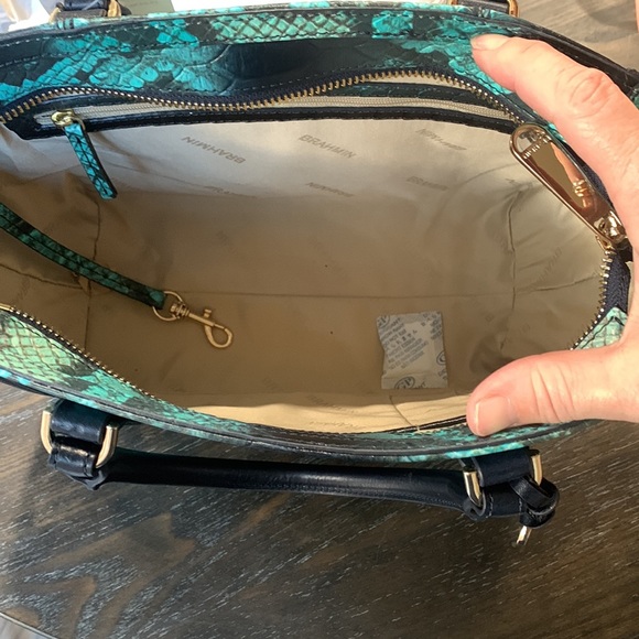 Brahmin small Ashlee blue Waterford tote NWT - Picture 6 of 8
